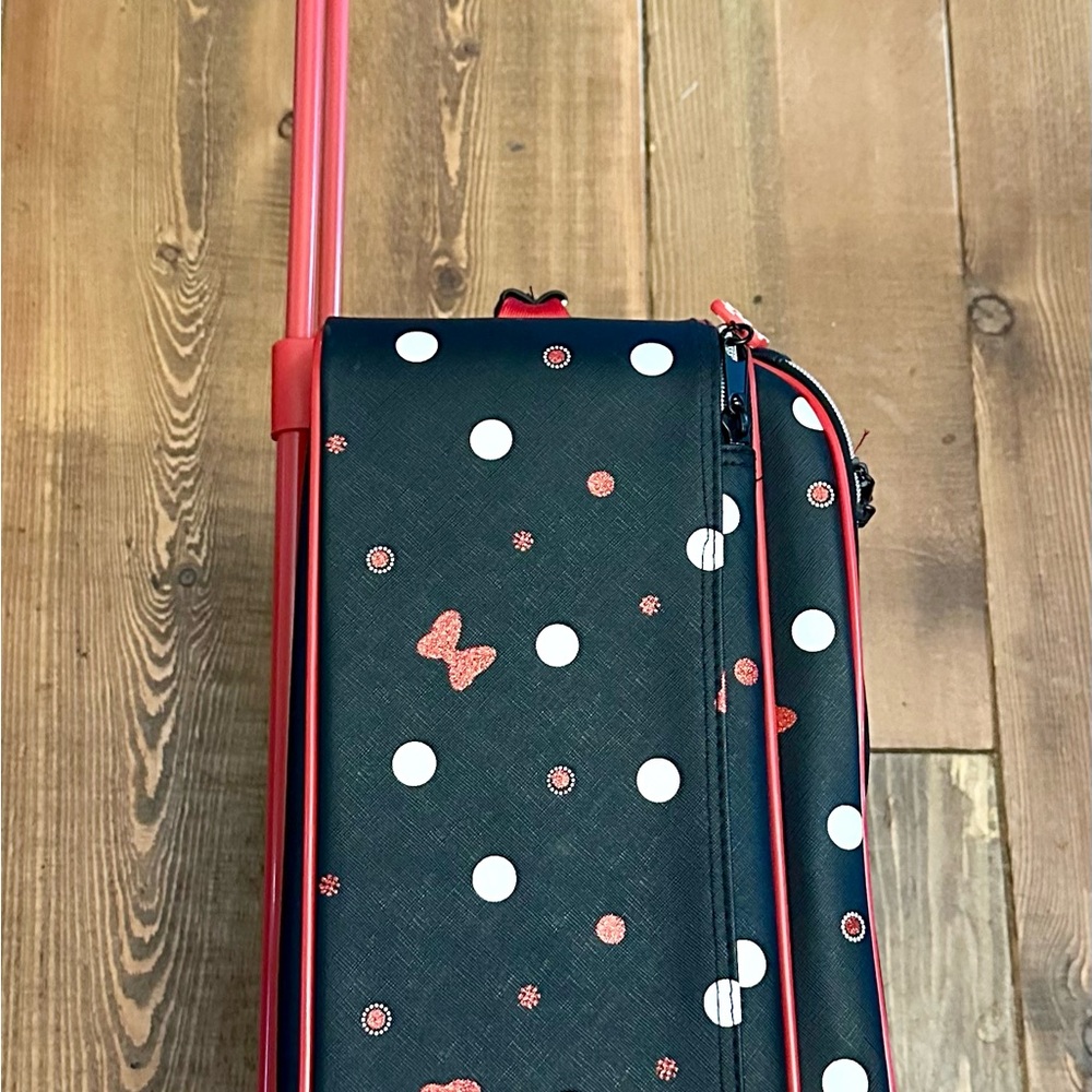 Minnie Mouse “Best Day Ever” Polka Dot Rolling Suitcase from Disney Parks - Picture 5 of 15